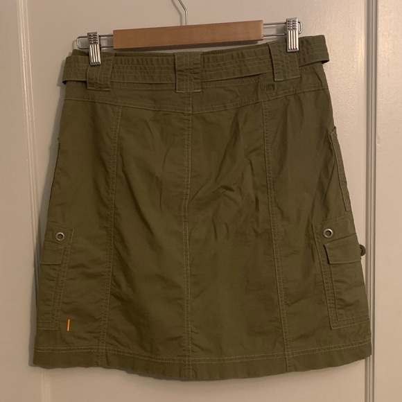 Lucy Olive Green Mini Skirt - Picture 2 of 10